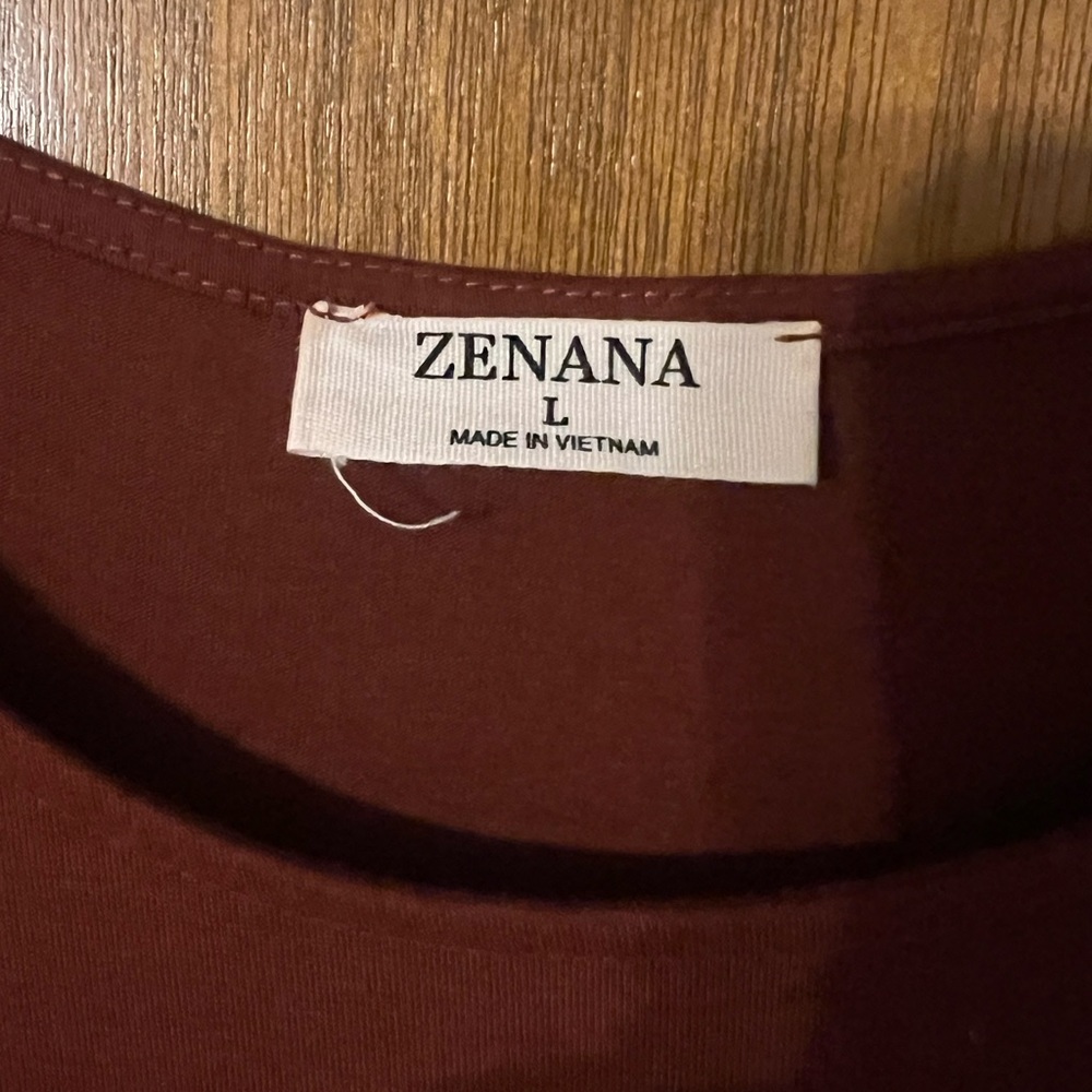Zenana Outfitters Burgundy Tiered Maxi Dress - Picture 2 of 3